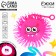 Ball children's rubber -tree "Tommy", rubber, light, color mix