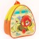 Baby backpack, leatherette, 23 x 21 x 10 cm, "beloved heroes", lion and turtle