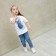 Children's T-shirt "Elsa", cold heart, height 110-116, white
