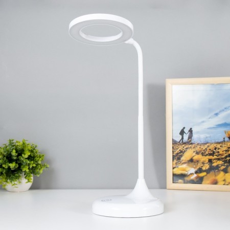 Table sensory lamp 16098/1 LED 5W USB AKB 3000-6000K White 16x16x54.5 cm Risalux