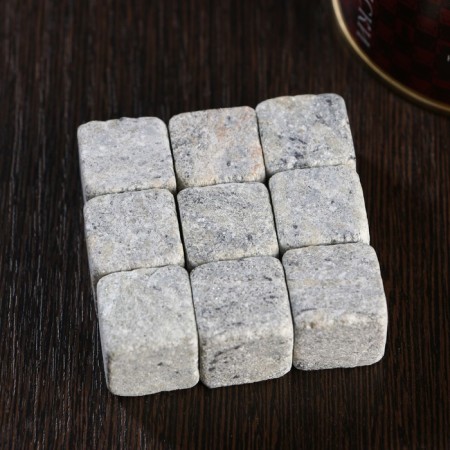 A set of stones for whiskey "best", in a tin can, 9 pcs.-2