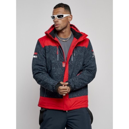 Male ski suit, size 52, dark blue color-7