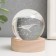 Souvenir glass backlight "Kit" d = 6 cm stand wood, usb 6.5x6.5x7.5 cm