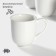 A set of porcelain mugs Magistro Mien, 6 items: 270 ml, white color