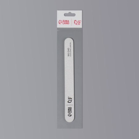 File - emery, abrasiveness 180/240, 18 cm, gray color-3