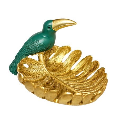 Blub-Bludgod "Parrot", 210 × 170 × 125 mm, gold / green color-1