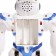 Robot radio -controlled "dancer", light and sound effects, works on batteries, red color