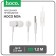 Hoco M34 headphones, wired, vacuum, microphone, jack 3.5 mm, 1.2 m, white
