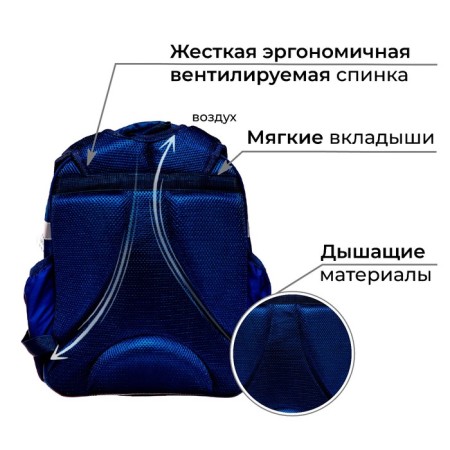 School backpack, 37 x 28 x 19 cm, calligrata volt "School"-4