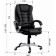 Armchair for the head of the Brabix Comfort MS-003, 6 massage modules, eco-leather, black