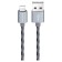 Cable Borofone BX24, Lightning - USB, 2.4 A, 1 m, nylon braid, gray