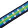 The collar is four -layer, 75 x 5 cm, multi -colored