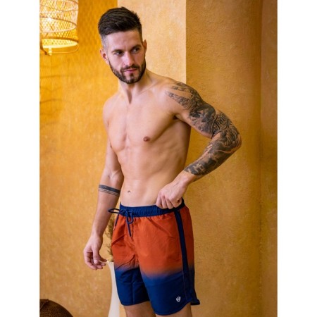 Male ISee shorts, size 48, blue color, terracotta-2