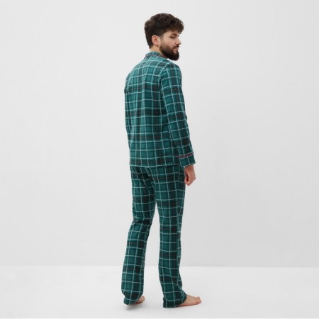 New Year. Pajama Male Kaftan Green Mood, size 50-2