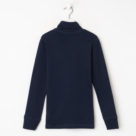 School turtleneck for a boy, dark blue color, height 152 cm-2