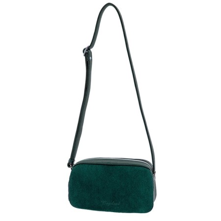 Women's bag (B2768-04140) Artificial leather + suede, green, 1x210x24 cm