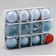 Set of balls Plastic D-6 cm, 12 pcs "Fairytale patterns" orbit, blue