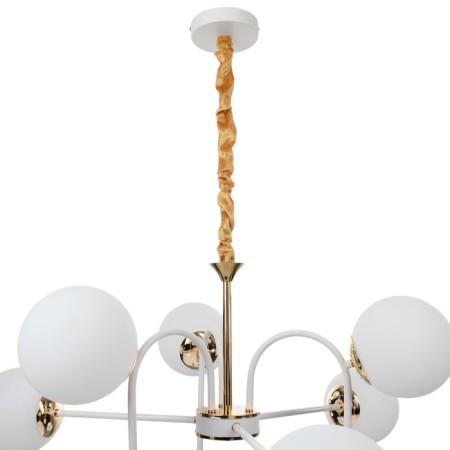 Causte "Punto" 9he27 white-gold 76x76x78 cm-12