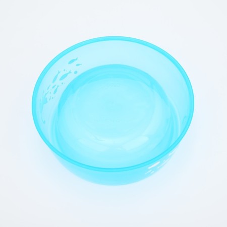 Plastic bowl “cat with fish”, 300 ml, blue-4