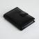 Male purse on magnet 3 in 1, department for auto documents, passports, black color
