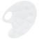 Oval palette 205x155 mm "Kalyaka-Malyak", plastic, 10 cells