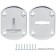 Decorative punch Punto ESC021-SS, on a leaf lock, 2 pcs.