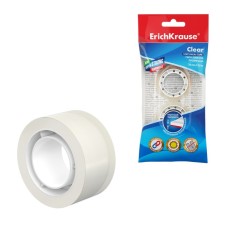 Adhesive tape stationery, 24 mm x 20 meters, Erichkrause Clear, transparent, in a package, price per 1 pc.