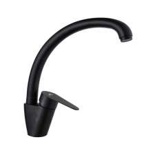 Fashun A54113-7 kitchen mixer, single-leaf, 35 mm cartridge, stainless steel, black