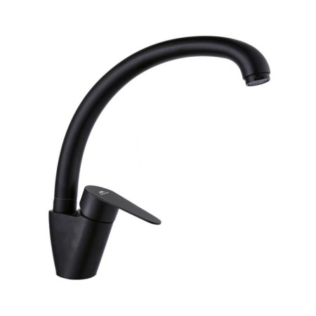 Fashun A54113-7 kitchen mixer, single-leaf, 35 mm cartridge, stainless steel, black