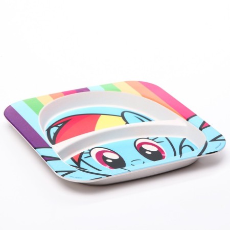 Children's plate, bamboo "Rainbow Dash", My Little Pony-1