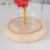 Nightlight "Red Flower" LED from batteries 3haaa 11x11x21.5 cm Risalux
