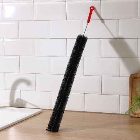 Brush cleaning shade, flexible, 71 × 5.5 cm, black color