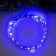 Garland "thread" 10 m dew, ip20, silver thread, 100 LED, glow blue, 12 V