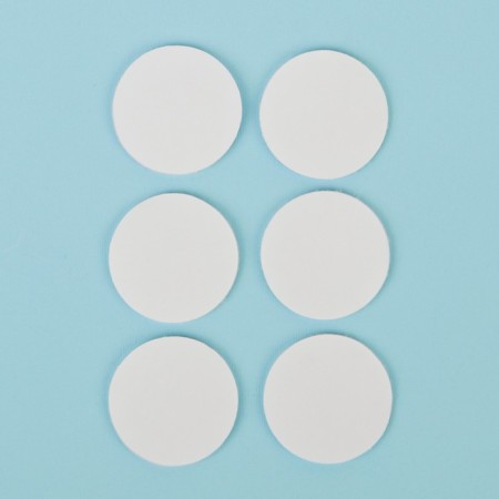 Velcro on a glue basis "Circle", set of 6 pcs., Size 1 pc. 4 cm