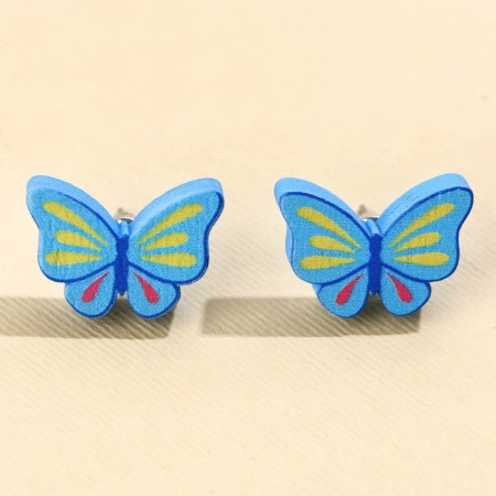 Earrings "Butterfly" 6x9 cm-2