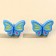 Earrings "Butterfly" 6x9 cm