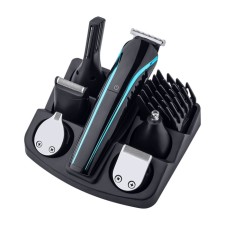 Hair haircut Ltri-18, 11 in 1, for mustaches/nose/beards/body, 11 nozzles, from battery, black 107