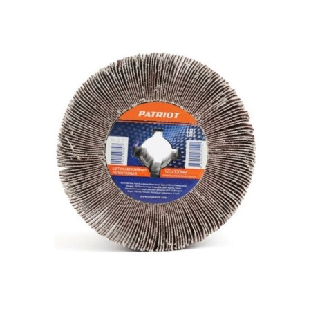 Abrasive brush Patriot, for breaststones, petal, 120 x 100 mm, P80-1