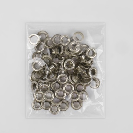 Eyelet, d = 6 mm, nickel color-4
