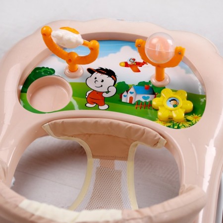 Walks "faithful friend", 7 wheels, muses. Toys, beige-4