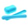 Set "Road", 2 items: soap dish, case for a toothbrush, color mix