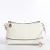 Bag Cross-Bodi with a zipper, white color
