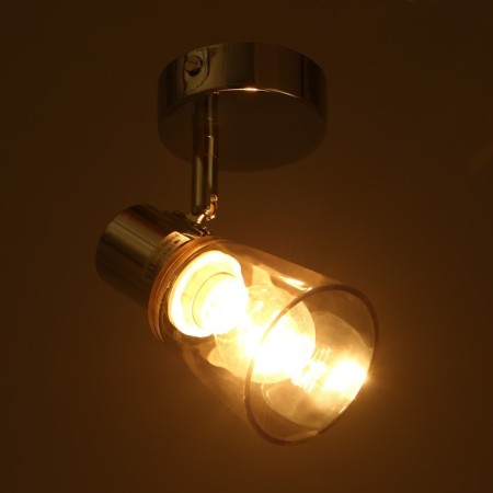 Lighting light Adrian 1x60W E14, chrome 20x8x14 cm-2
