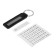 Keychain for keys with phone number, skin Pu
