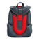 School backpack 38 x 30 x 16 cm, ergonomic back, Stavia "Hard", gray