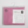 A set of pillowcases "Ethel", 50x70 cm - 2 pcs, pink, 100% cotton, stump