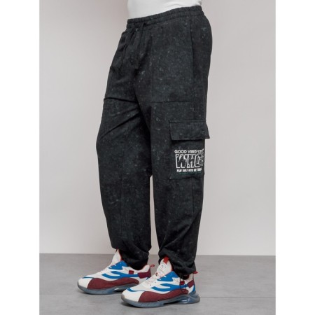 Sports male trousers, size 48, dark green color-6
