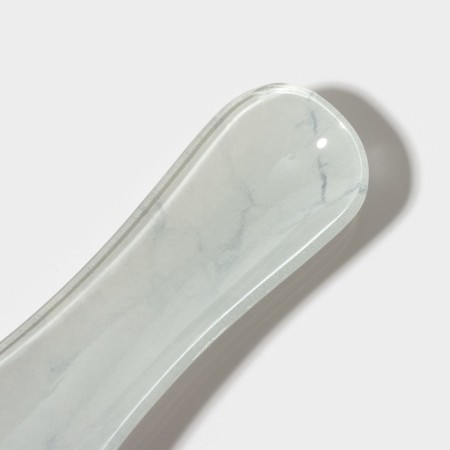 Glass stand under a spoonful of the share "Marble White", 23.5 × 8.3 × 1.5 cm-5