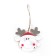 Light decor with the suspension "New Year" 9 cm, mix