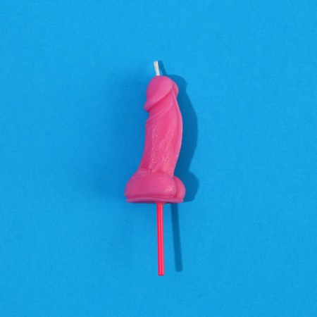 Candle in the cake 18+, pink, 2 x 4.5 cm-3